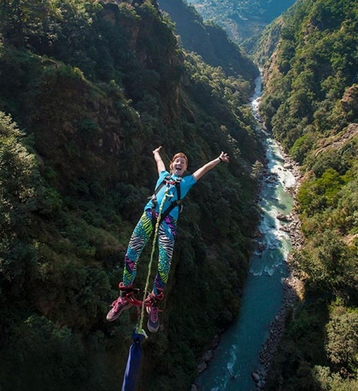 Bunjee Jumping in Nepal