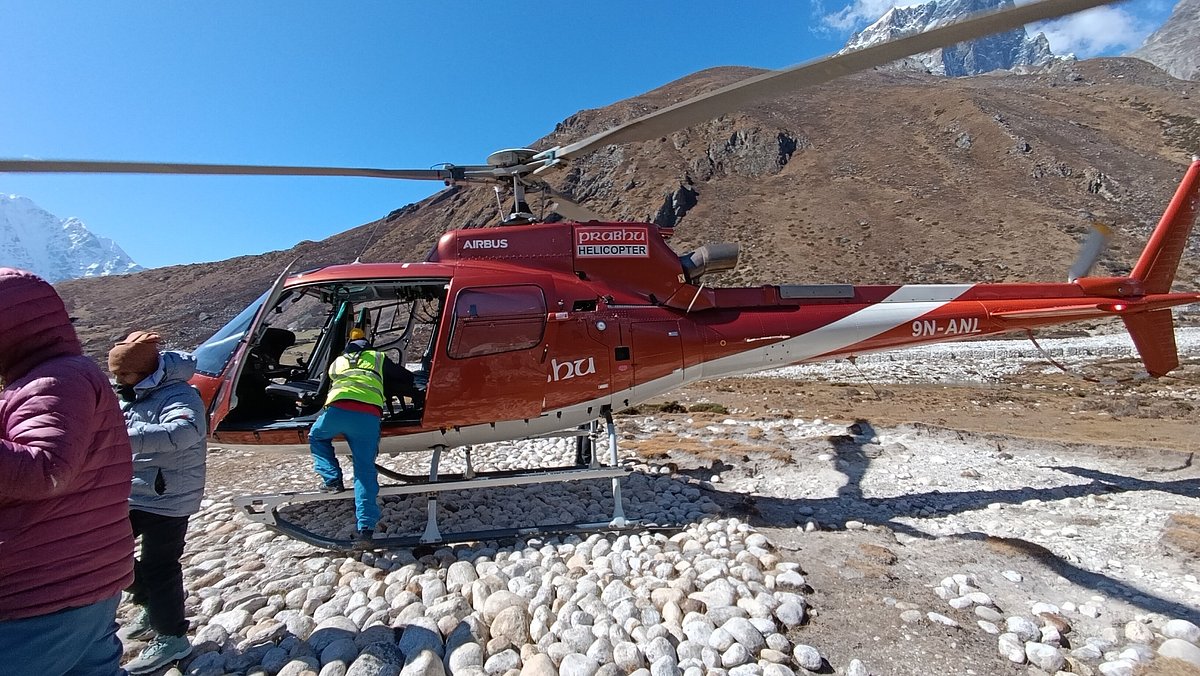 Ama Dablam Base Camp to Lukla Helicopter Flight