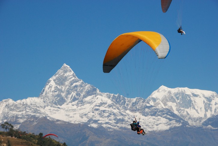 Paragliding in Nepal